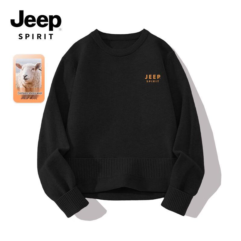

JEEP SPIRIT Men s Winter Warm Crew Neck Knit Sweater