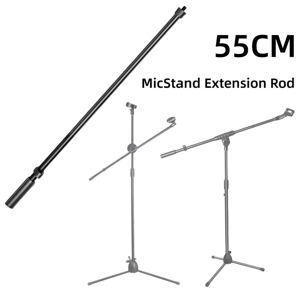1 Pcs Microphone Stand Arms Video Live Bracket Boom Arms Replacement Rod 55CM Microphone Pole Microphone Extension Pole