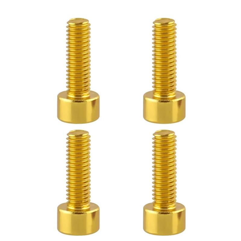 2/4pcs Bicycle Water Bottle Cage Bolts Holder Screws Hex Socket Screws M5 Aluminum Holder Bolts MTB Road Bike Accessories