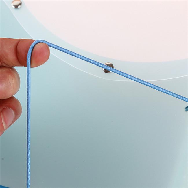 A4 Multi-layer Folder Organ Bag Plastic 13 Grid Transparent Rope Buckle Folder