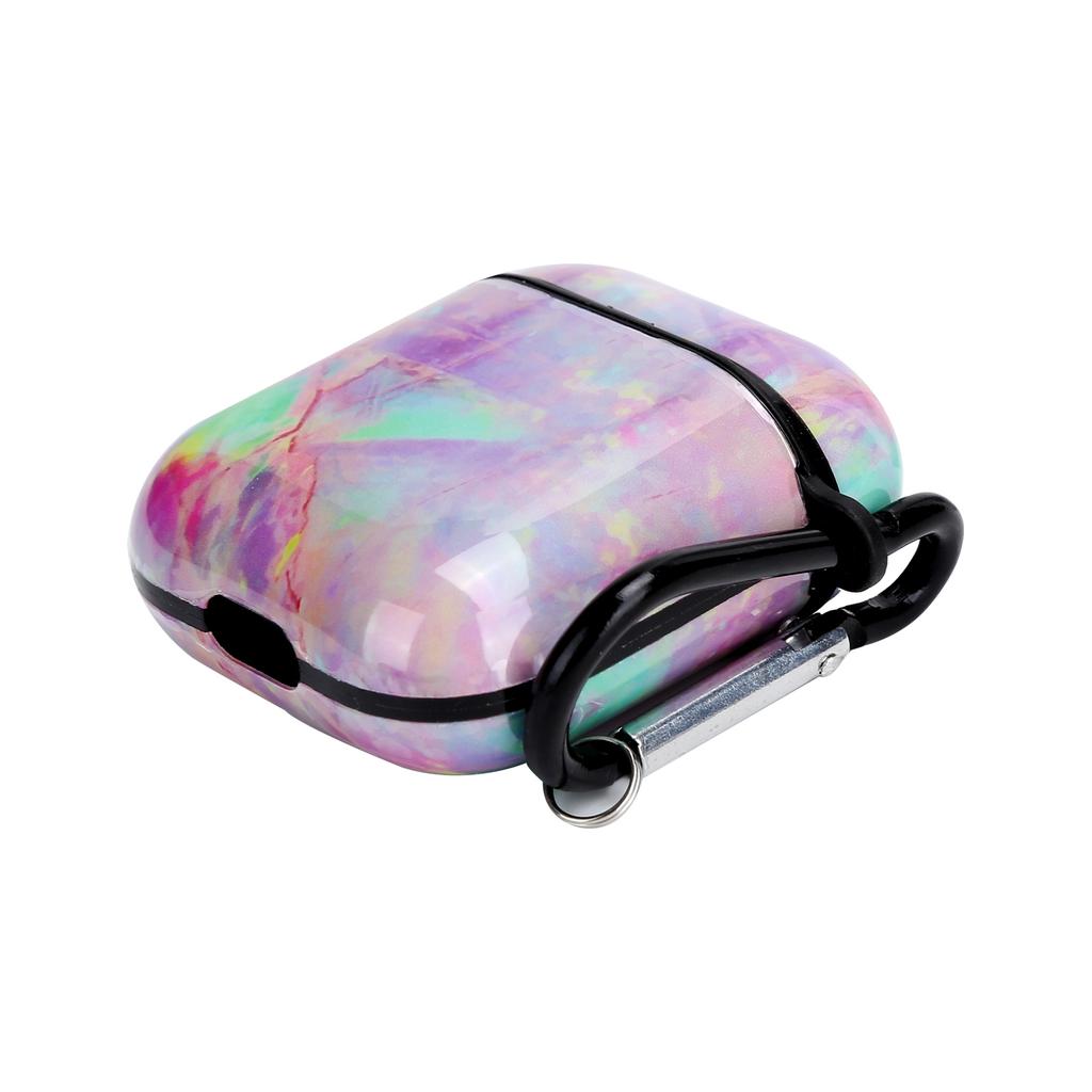 ABS Earphone Cover Case Sleeve Protector with Hanging Buckle for IOS Earbuds 1 2