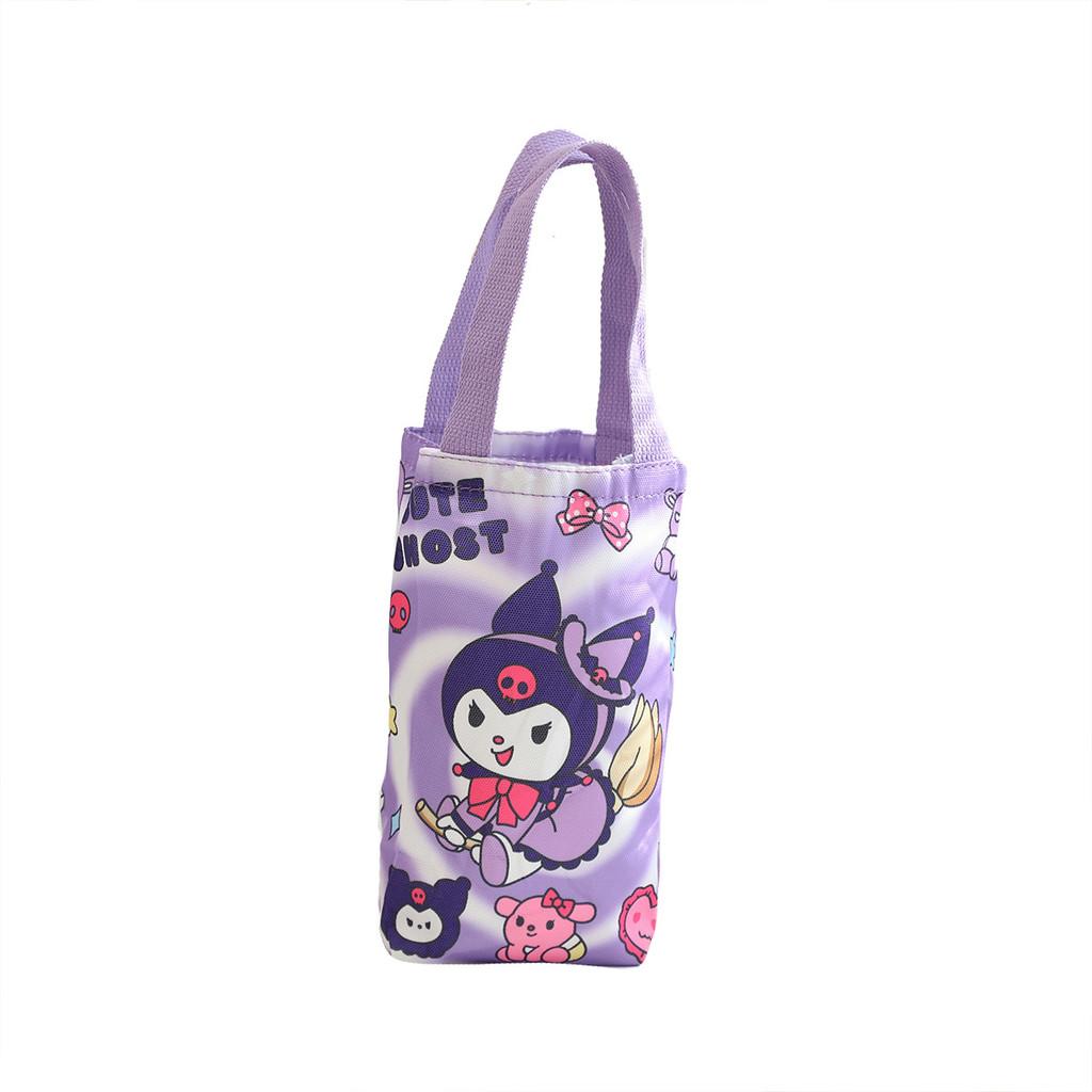 Canvas Bag Umbrella Water Bottle Carrier Cute Style Travel Daily Use