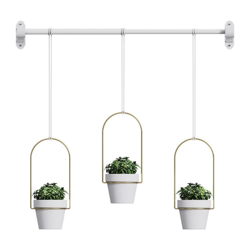 

Indoor Plant Hanging Planter Adjustable Hanging Window Planter Garden Wall Plant Hanging Rod Gardening Accessories
