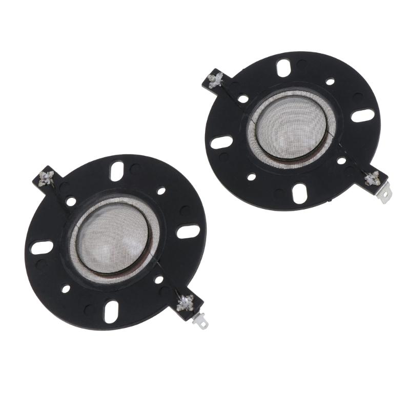 25,5 mm Schwingspule Schwarzer Horn-Hochtöner Seidenmembran Folie Höhen Rundrahmen 5,4 Ohm 25,5 mm Kern Lautsprecher Reparaturteile