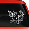 New Butterfly Flower Car Stickers Car Body Car Styling Removable Waterproof Stickers