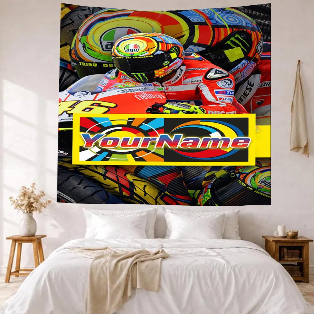 Doctor46 Custom Your Name Wall Decor Tapestry Art For Pet Memorial Birthdaywedding Party Backdrop Family Gift