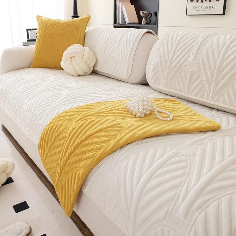 

Winter Short Plush Sofa Cushion Universal Non-Slip Seat Cushions ExJUEusive Cover Four Seasons Use Soft Leather 70*70cm