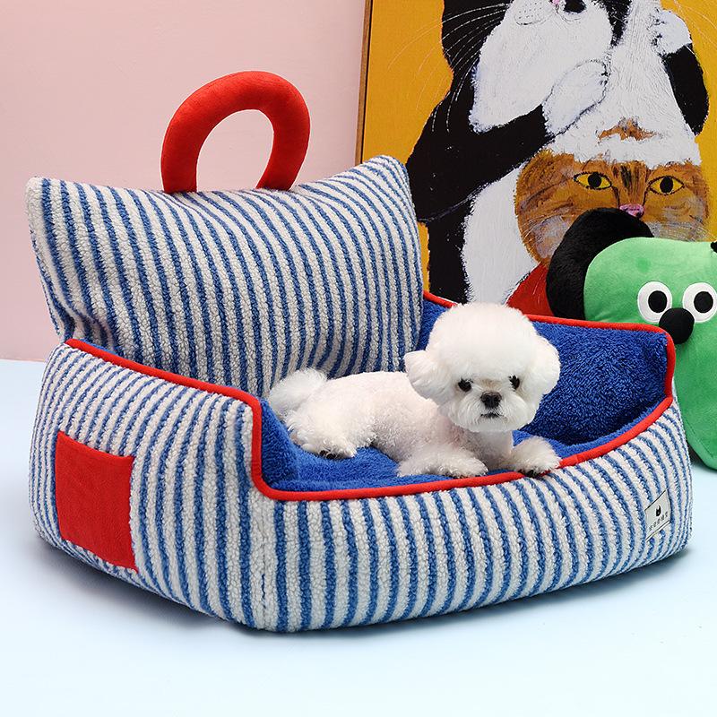 Winter Removable and Washable Pet Sofa Nest Warm Dog Nest Small Dog Teddy Pet Nest