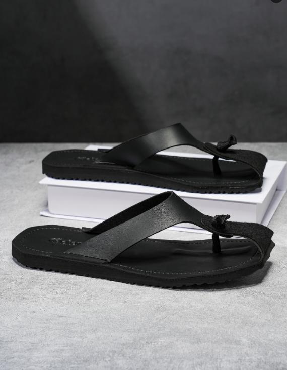 Fashion New Arrival Summer Men's Flip Flops Non-Slip Casual Flats Sandals Outdoor Beach Shoes Fashion Male Slippers Soft Simple Slides