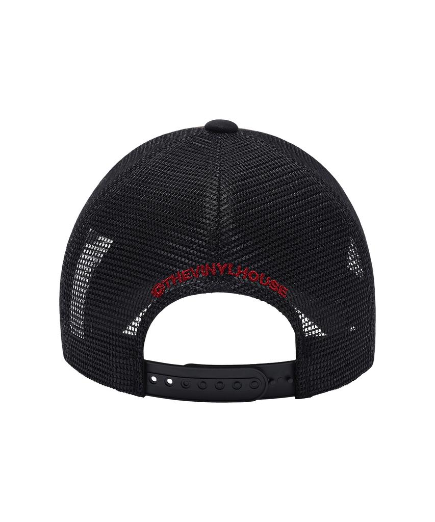THEVINYLHOUSE Mesh Two Tone Ball Cap Black