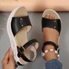 Summer Fashion Women Sandals Flat Platform Leather Comfort Casual Shoes New Trend Lightweight Sandals Woman Sandalias De Mujer