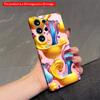 2DFlat Samsung Phone Case Vibrant Liquid Flow Abstract Design Applicable To Galaxy S23 S24 S25ULTRA S26 A12 A14 A15 A16 A54 A55