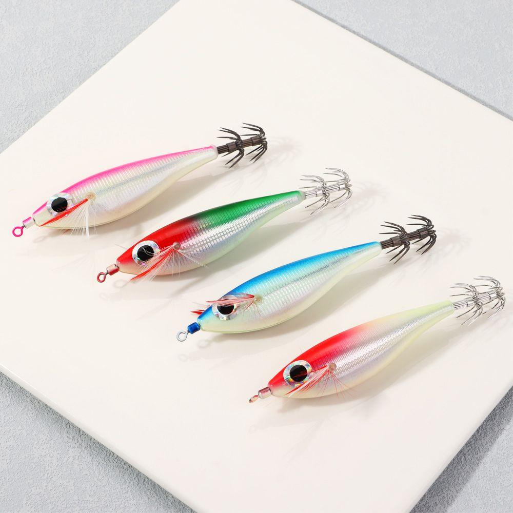 10g Luminous Copper Sinker Artificial Jigs Fishing Tackle Octopus Bait Squid Hook Wood Shrimp Lures