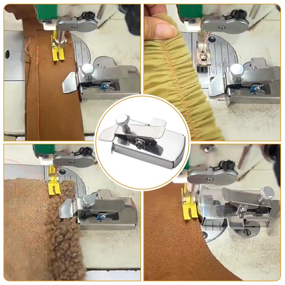 Magnetische Nahtführung für Nähmaschinen, multifunktionales Nählineal für gerade Säume, universelle Nähmaschinenaufsätze