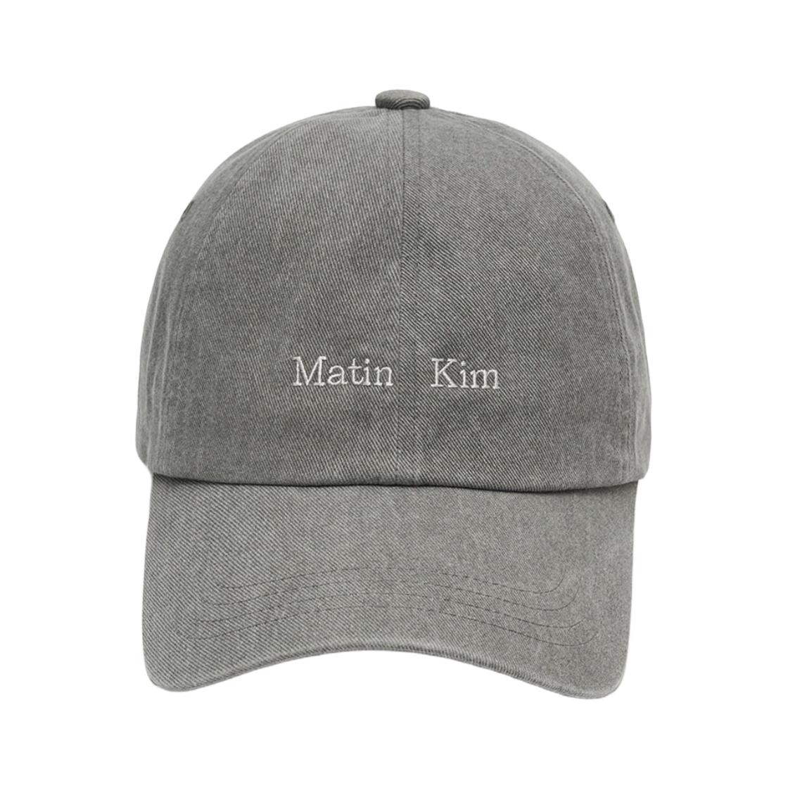 Matin Kim Matin Mini Classic Logo Ball Cap Light Khaki ONE SIZE