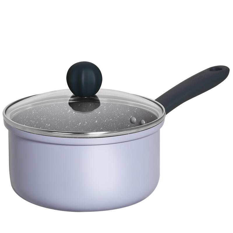 Chuda Huang 18cm Artisan Purple Maifan Stone Saucepan