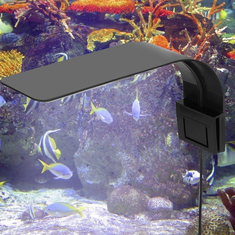 Aquarium Fish Tanks Mini LED Clip Light Water Plants Lighting Lamp Accessory