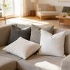 Fine Stripe Corduroy Throw Cover For Living Room Sofa