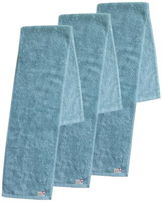 Cachecol Tabarat Sports Imabari 20 x 100 Fabricado no Japão 3 Toalha, Toalha, Companheiro de Ginásio/Corrida, cm, 100% Algodão, (Azul Claro, contar)