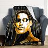 1pc The Matrix Blanket Lightweight Flannel Throw For Sofa, Bed, Travel, Livingroom, Office, Couch, Chair, And Bed