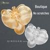 Handgemaakte Gouden & Zilveren Phalaenopsis Orchidee, Enkele Steel Kunstbloem voor DIY, Bruiloft, Cadeauverpakkingen & Decoratie.