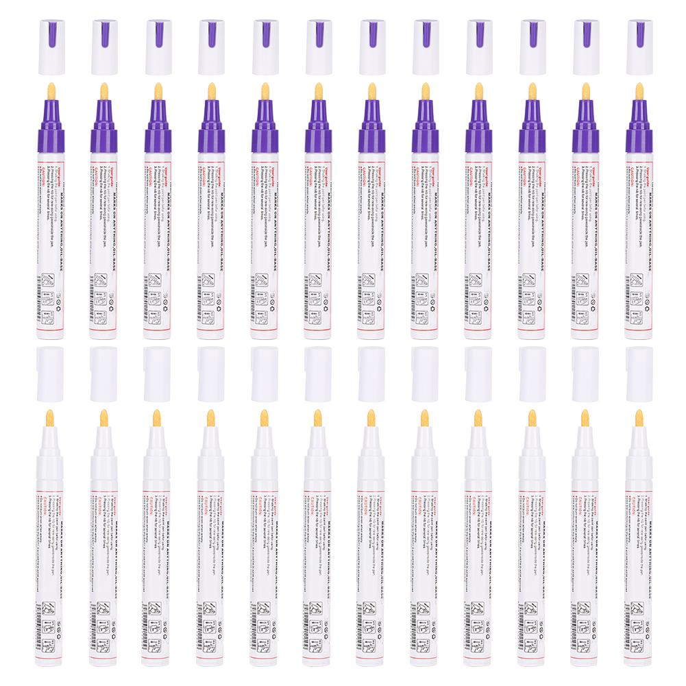 2 Boxes Paint Pen Refill Note Car Tyre Check Repair Oil Waterproof Permanent Sign Marker