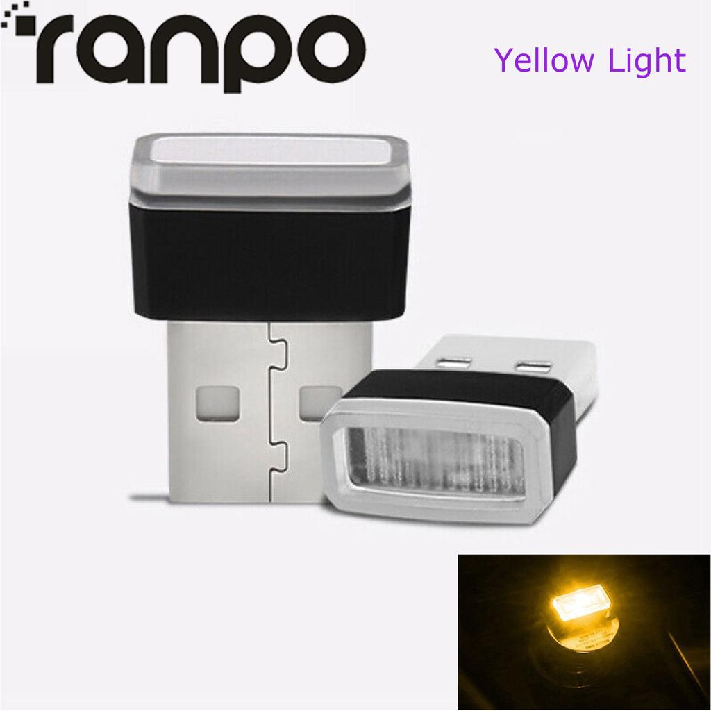 10x mini flexibilní USB LED světelný pásek do interiéru auta neonová atmosférická trubice neonová lampa