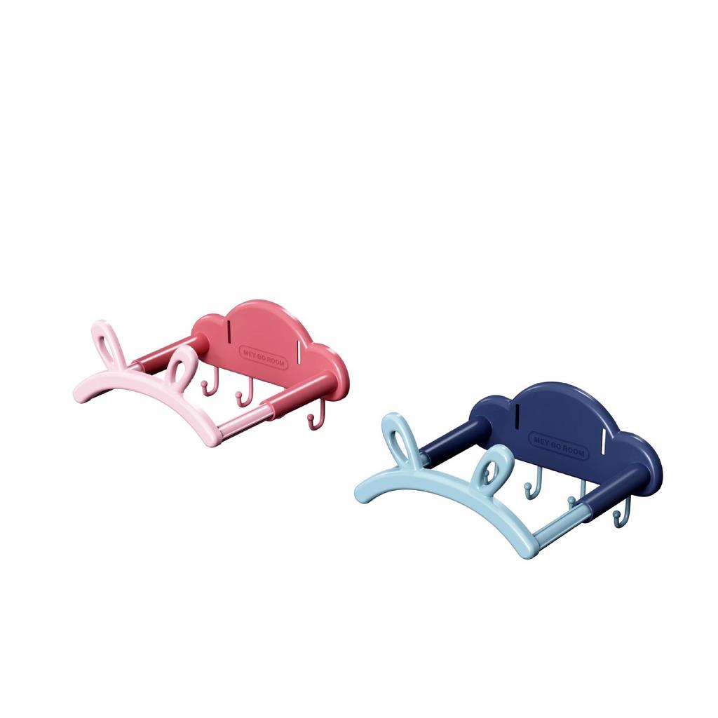 Retractable Bathroom Vanity Rack for Foot Basin & Toiletries - No-Punch Shelf, Free Shipping