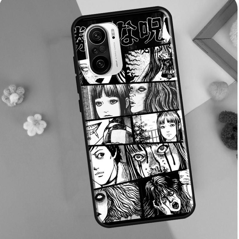 

Чехол ужасов Junji Ito для Xiaomi Mi 11T Pro 12 X 10T Mi 11 Lite, чехол для телефона POCO X3 Pro GT X4 F3 M3 M4 Mi 9T (9T Pro)