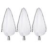 Set of 3 Hanging Flower Basket Frost Covers with Drawstring Closure Plants from Frost Heavy Rain Deer and Birds