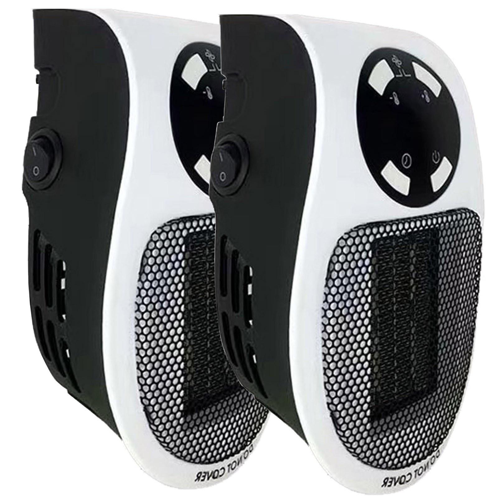 

Portable Electric Fan Heater, US Standard, With Remote Control 2 Pieces One Size