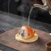 Pufferfish Incense Stick Holder Resin Globefish Tea Pet Figurine Incense Burner Home Office Tea Room Table Decoration Ornament