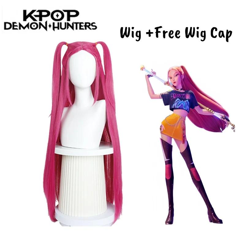 

2026 Аниме K-Pop Костюм для косплея Охотников на демонов Миры Парик Костюм Huntrix Вечеринка на Хэллоуин для Женщин Девушек Карнавал 120