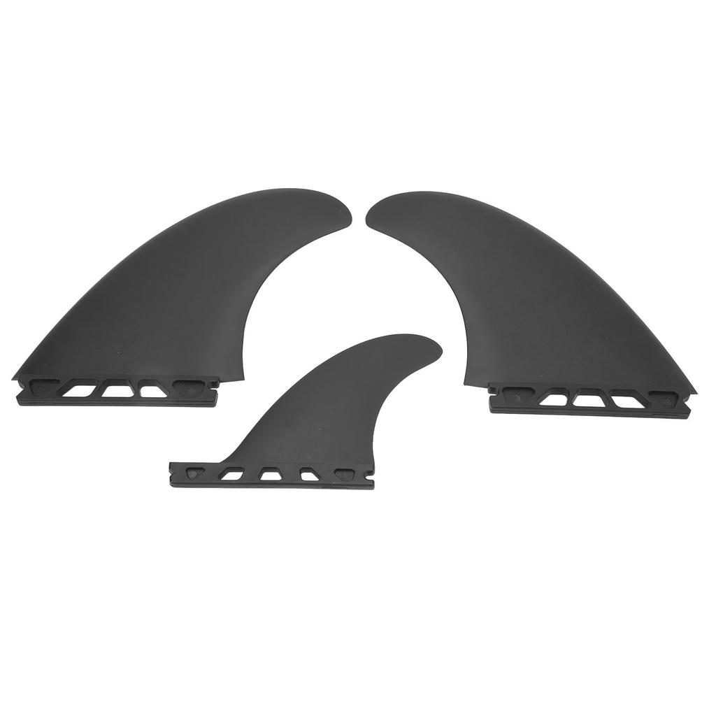 3PCS Surf Fin Set Flexible Stable Lightweight Durable PVC Surfboard Fin for Inflatable Surfboards Longboard