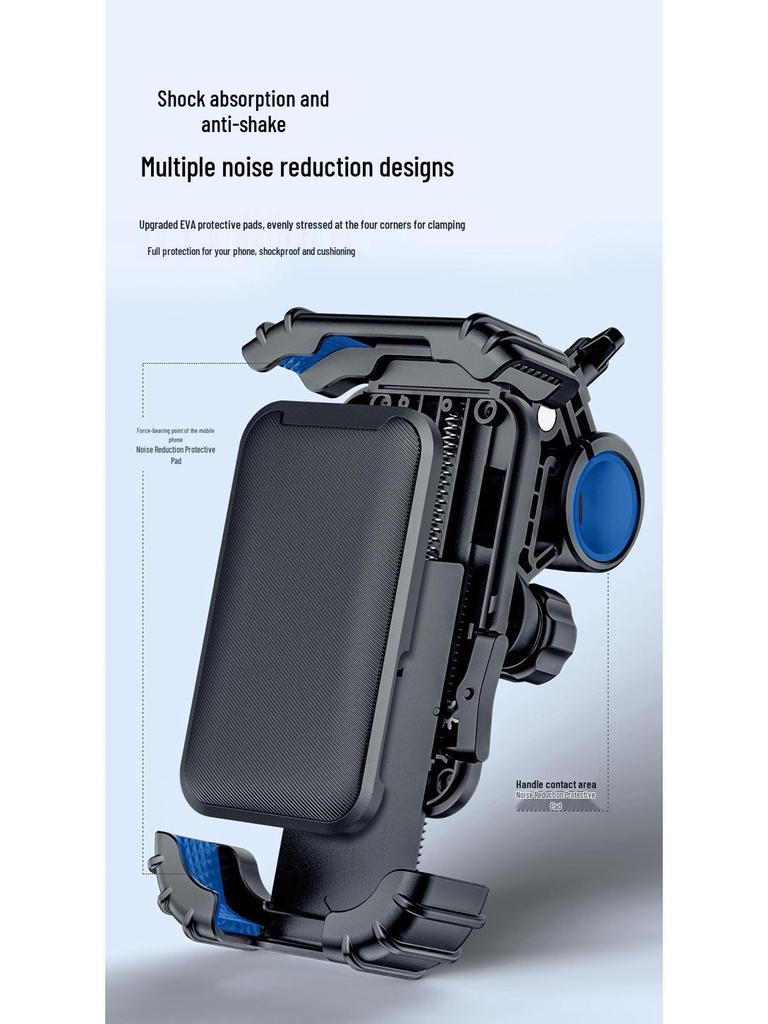Electric Motorcycle Phone Holder: Anti-shake, Perfect for Navigation and Ride-hailing.