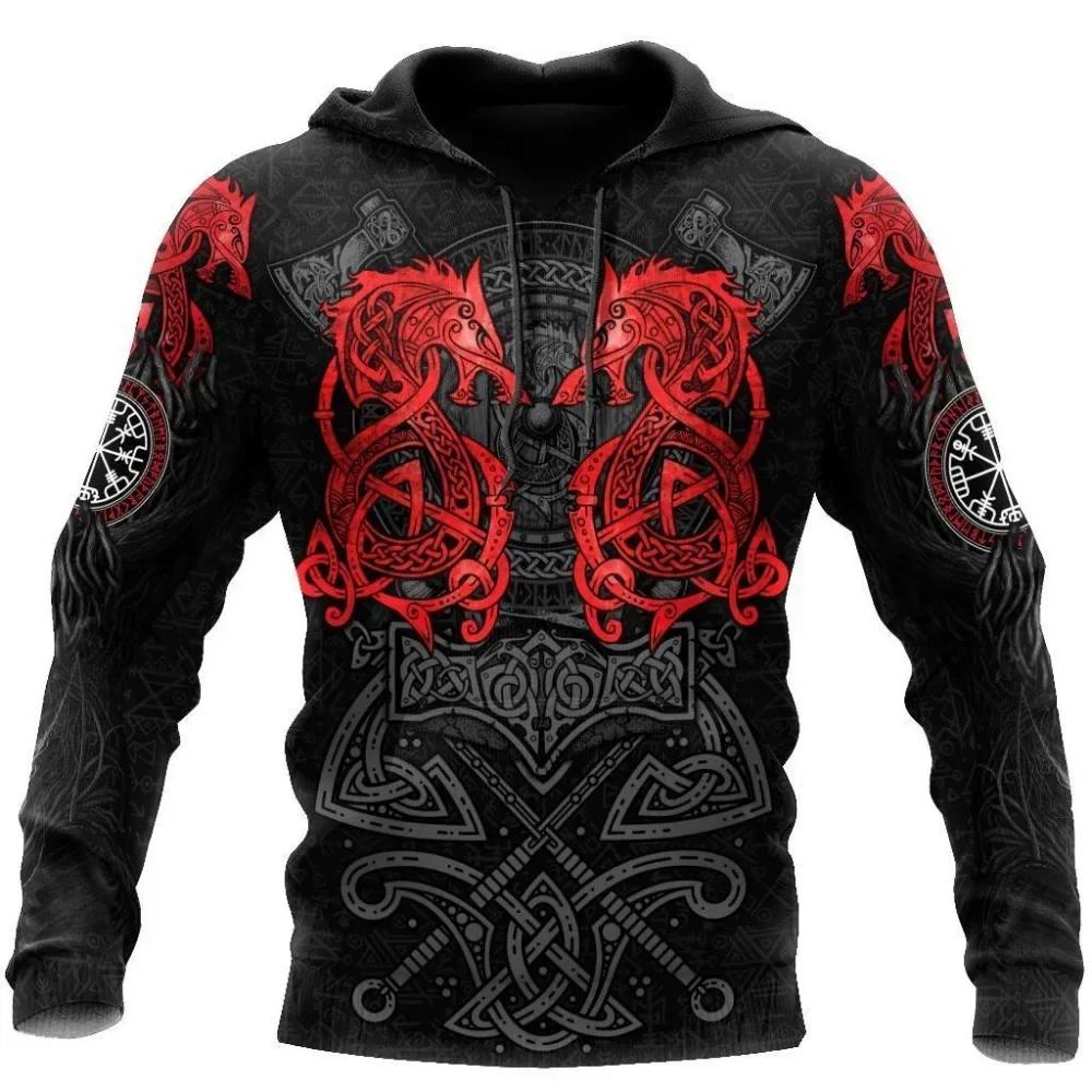 Herren Hoodie Tattoo Skelett Kreuz Terror Grafik Lockerer Mode Pullover Herbstkleidung Freizeitkleidung Damen Oberteile Sweatshirts