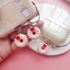 Cute 3D Resin Love Donuts Mobile Phone Dustproof Plug Charging Port Dustplugs