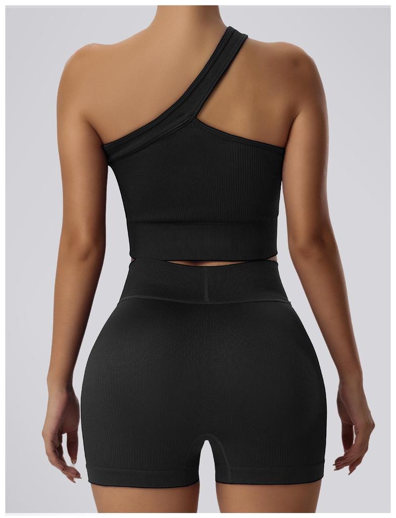 RYGZ Seamless High-Waist Butt-Lifting Yoga Shorts