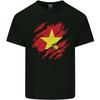 Torn Vietnam Flag Vietnamese Day Football Unisexs Light Cotton TShirt