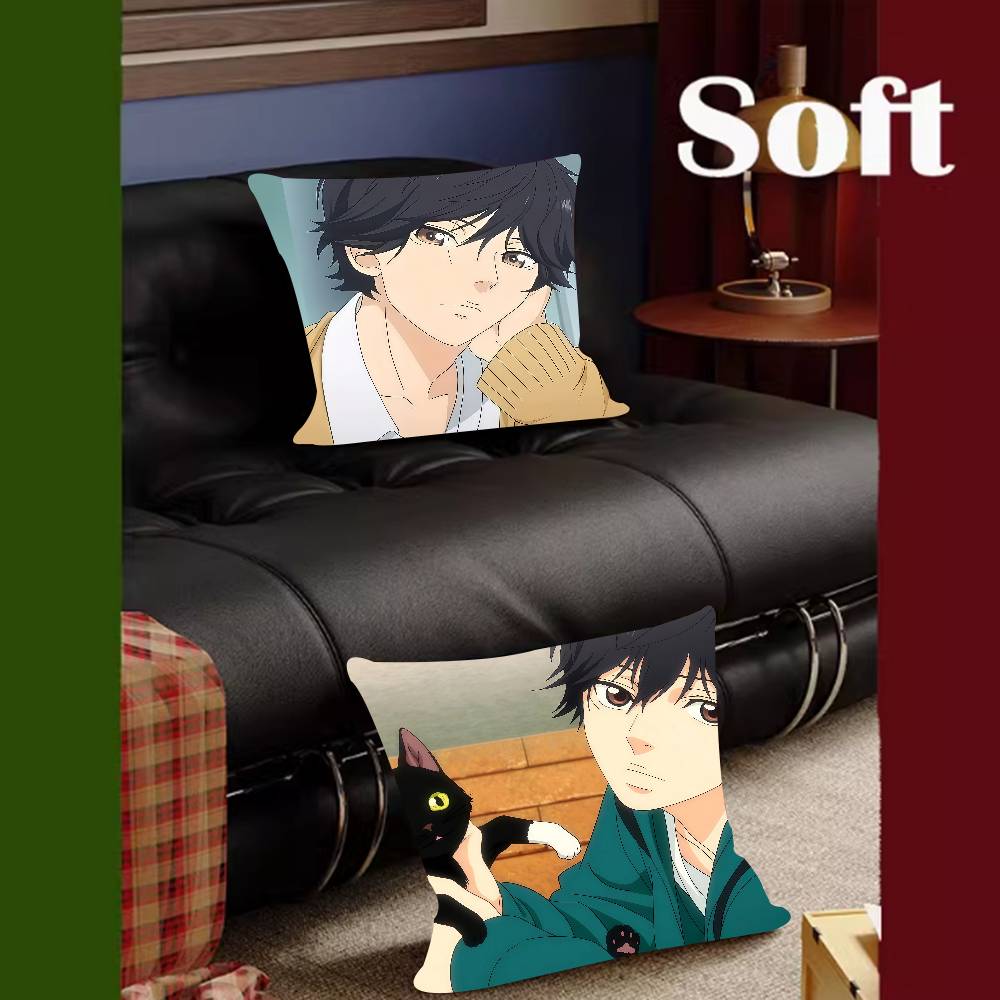 Blue Spring Ride Personalized Pillow Dust Cover Bedroom Kids Party Decoration Pillowcase Birthday Children Gift