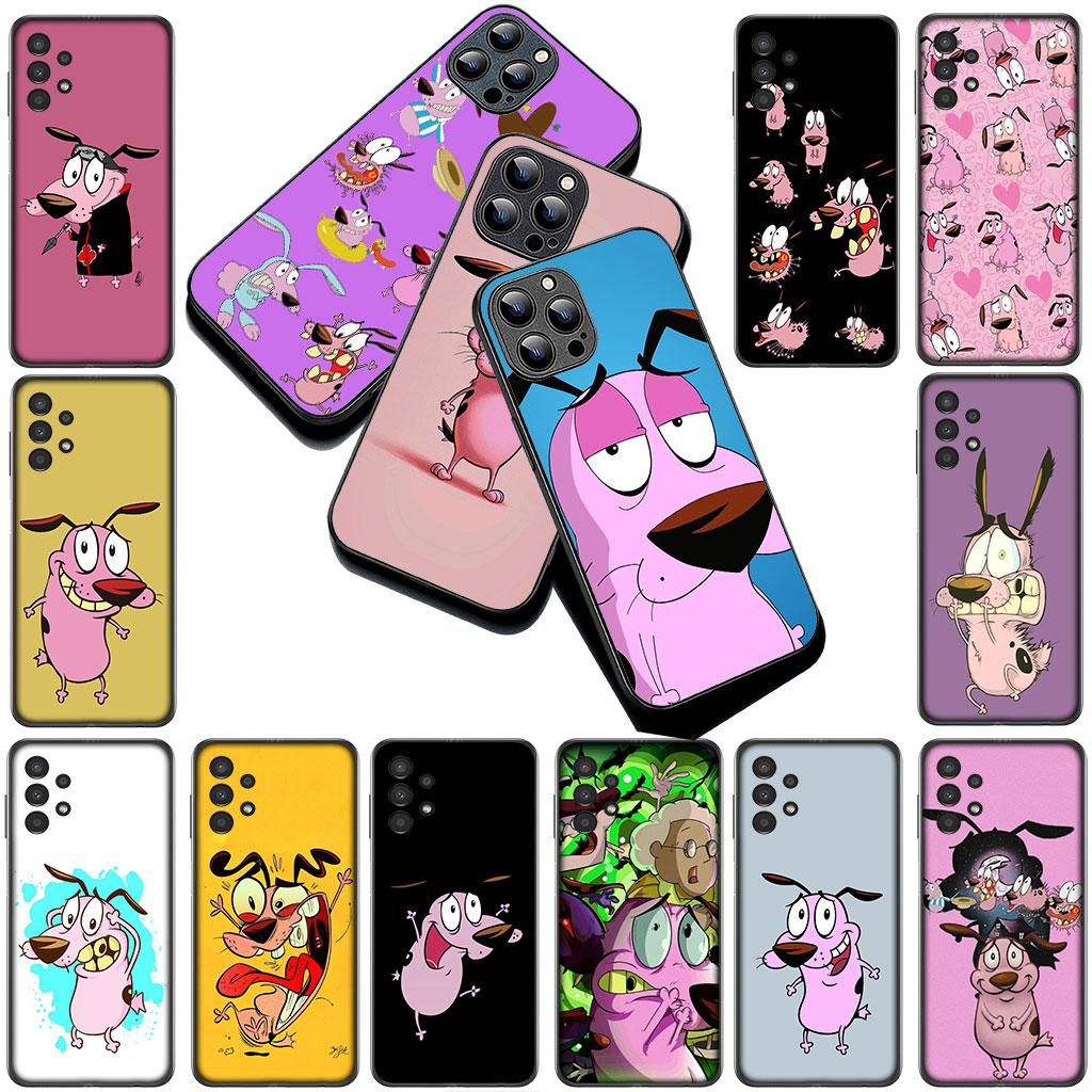 Phone Cover for Apple iPhone 17 Air 12 13 Pro Max Mini ProMax 7 + 8 Plus 7+ 8+ Soft Case Anime C-Courages C-Cowardlys Dog
