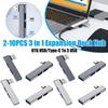 3 In 1 USB Splitter Hub Speed 5.0Gbps 3 Port USB Docking Station OTG USB 3.0/Type-C 3.0 To 3 USB for PC Laptop Notebook