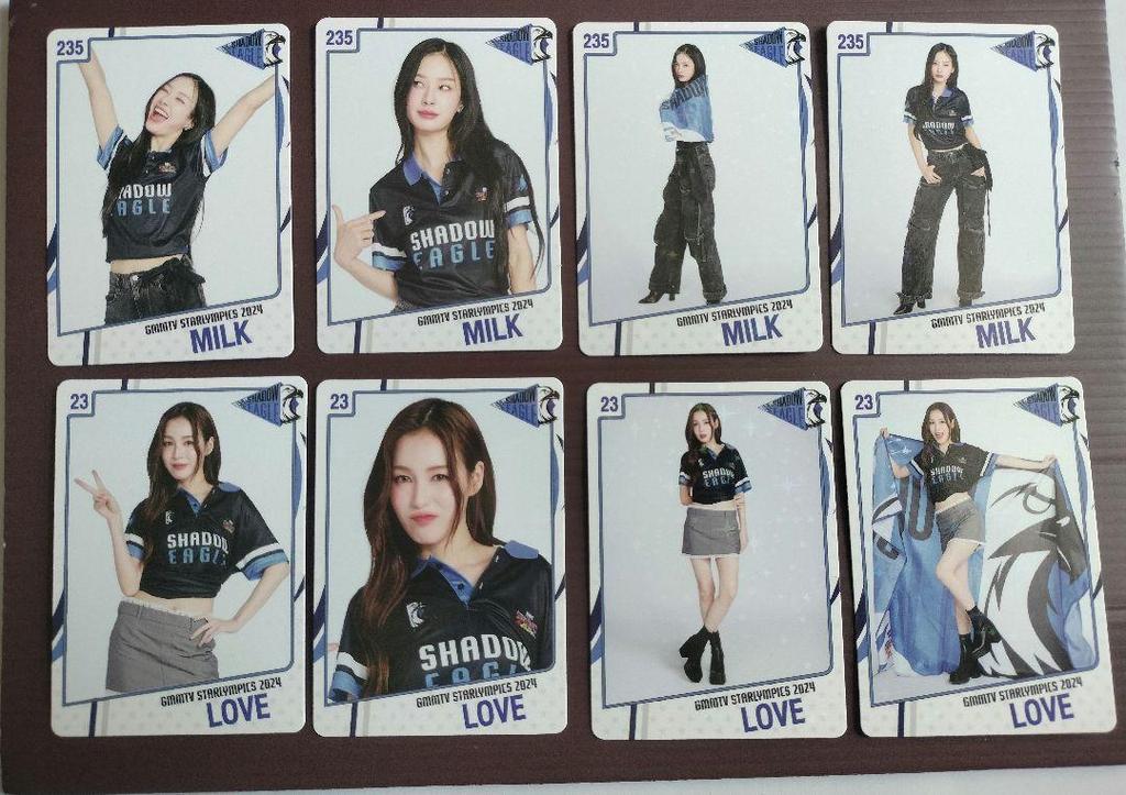 [USED] MilkLove Random Trading Cards 8 Cards GMMTV