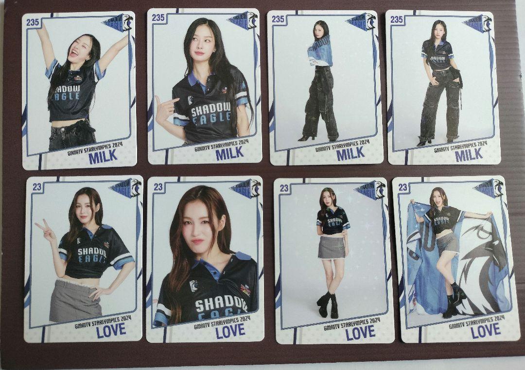 

[Б/У] MilkLove Случайные коллекционные карточки 8 штук GMMTV