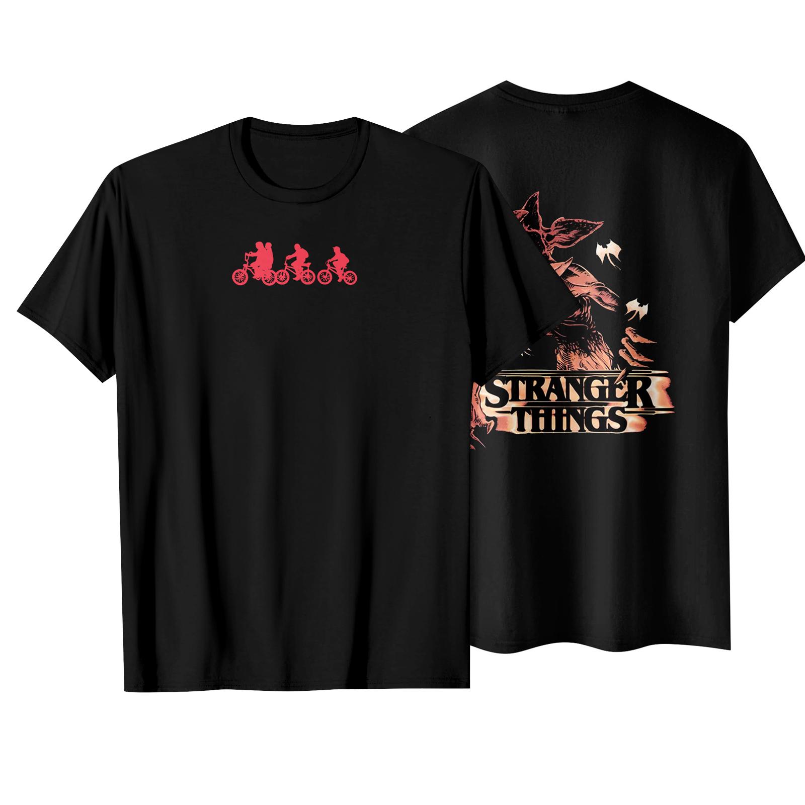 

Дитяча повсякденна футболка з коротким рукавом з принтом літер 130 чорний