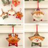 Creative Plush Christmas Tree Decoration Featuring Santa Snowman And Reindeer Ideal For Holiday Cheer