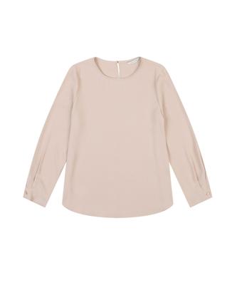 MESENSE Simple Round Neck Blouse_Mb29Blm124Z