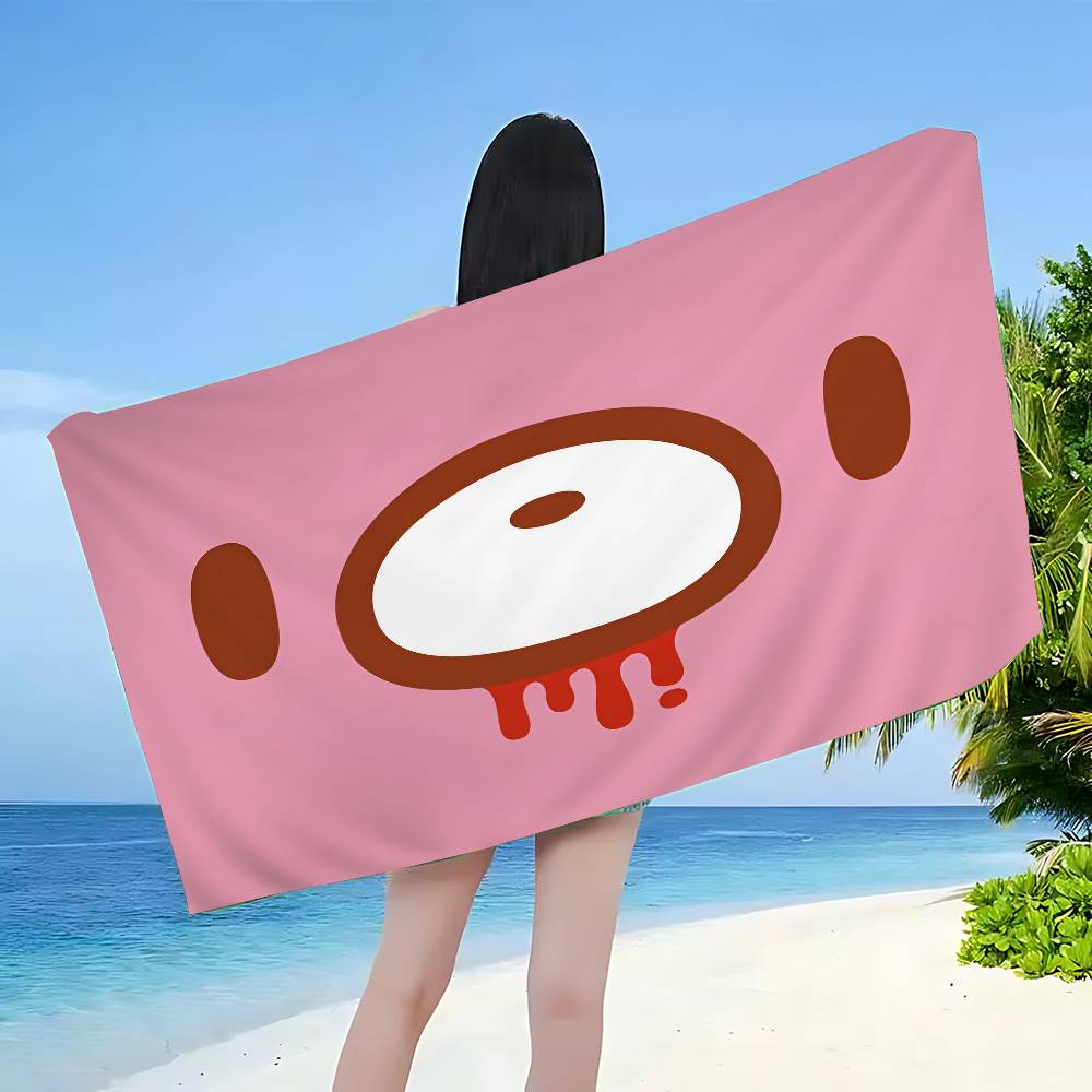 Trendy Image IP G-gloomy Bear Anime Beach Swimming Towel Soft Absorbent Washcloth Children's Gifts For Kids Travel Camping Gym