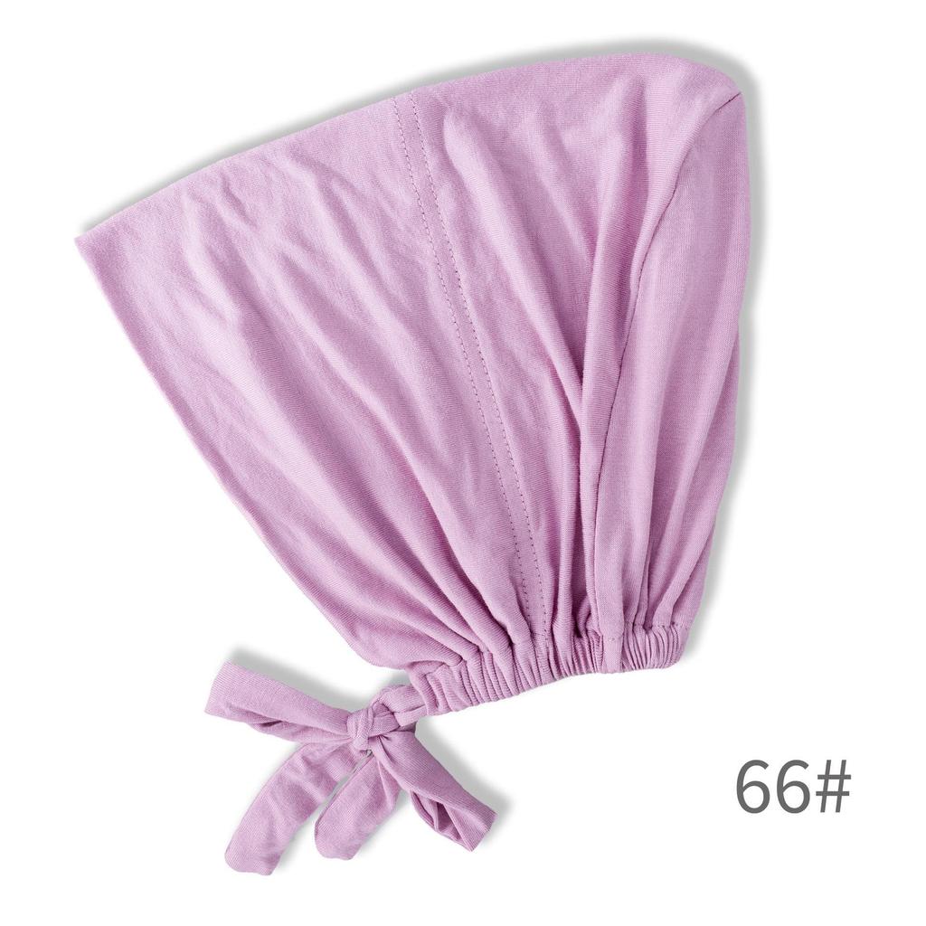 Premium Mercerized Cotton Adjustable Elastic Hair Cover Cap