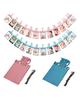 Birthday Glitter Decorations 1-12 Month Baby Photo Banner DIY Photo Display Prop